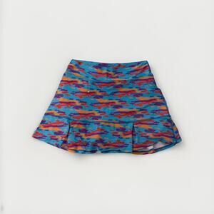 Donna Jo Skort Tam 2 Size 2 Medium Colorful Abstract Pickleball Tennis Golf Dona